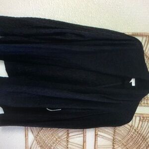 Coldwater creek sweater textured cardigan black misses